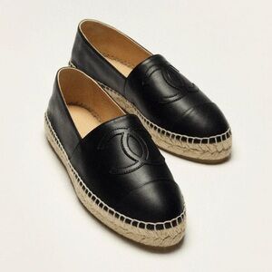 Chanel Lambskin Espadrilles